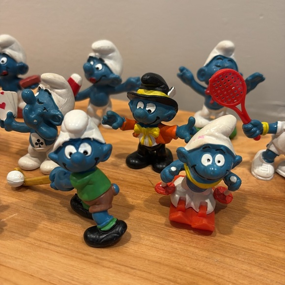 Lot of 28 vintage smurf collection - Picture 12 of 16